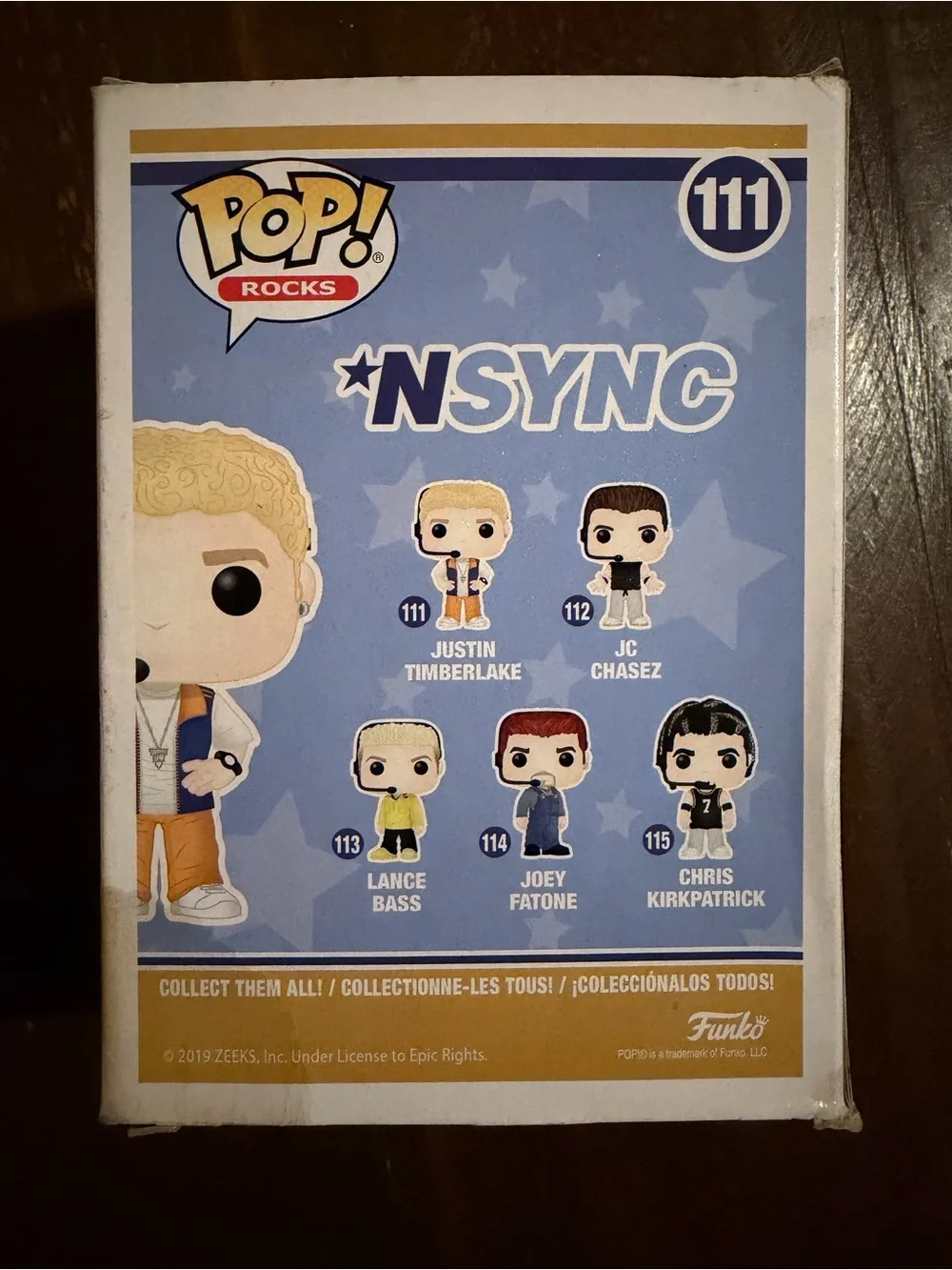 Funko Pop! Rocks Justin Timberlake #111 - *NSYNC